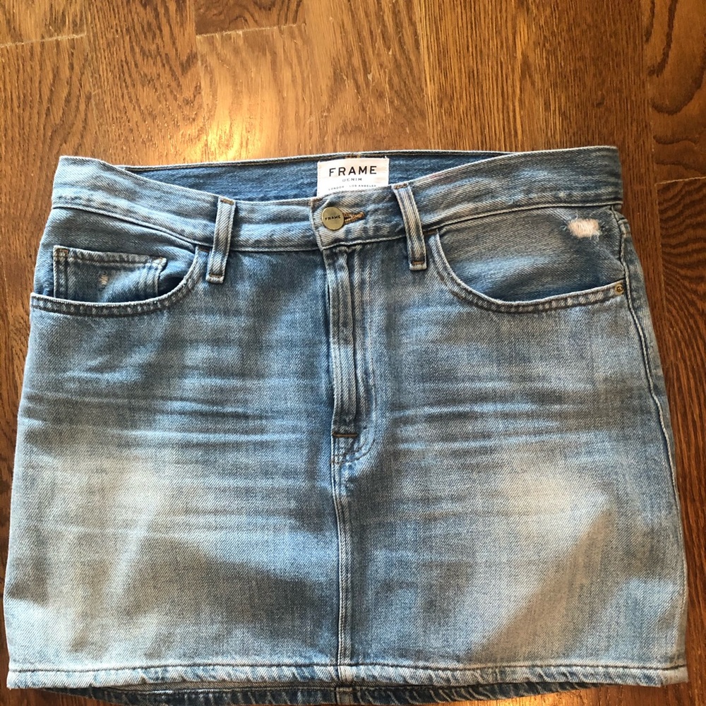 Frame Denim Skirt